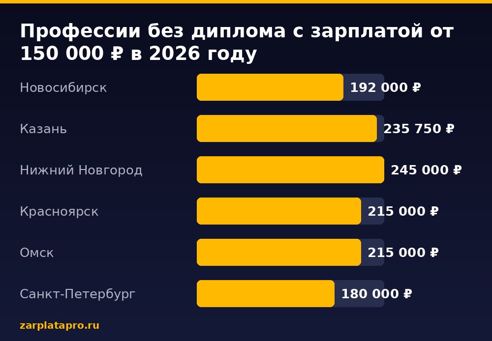 Медианные зарплаты по данным zarplatapro.ru, ₽