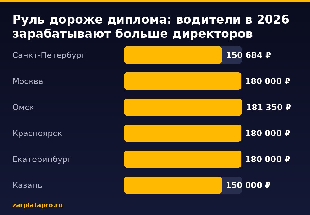 Медианные зарплаты по данным zarplatapro.ru, ₽