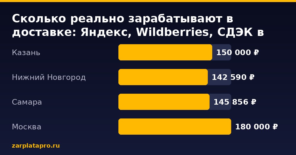 Медианные зарплаты по данным zarplatapro.ru, ₽