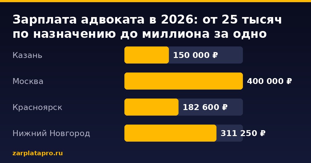 Медианные зарплаты по данным zarplatapro.ru, ₽