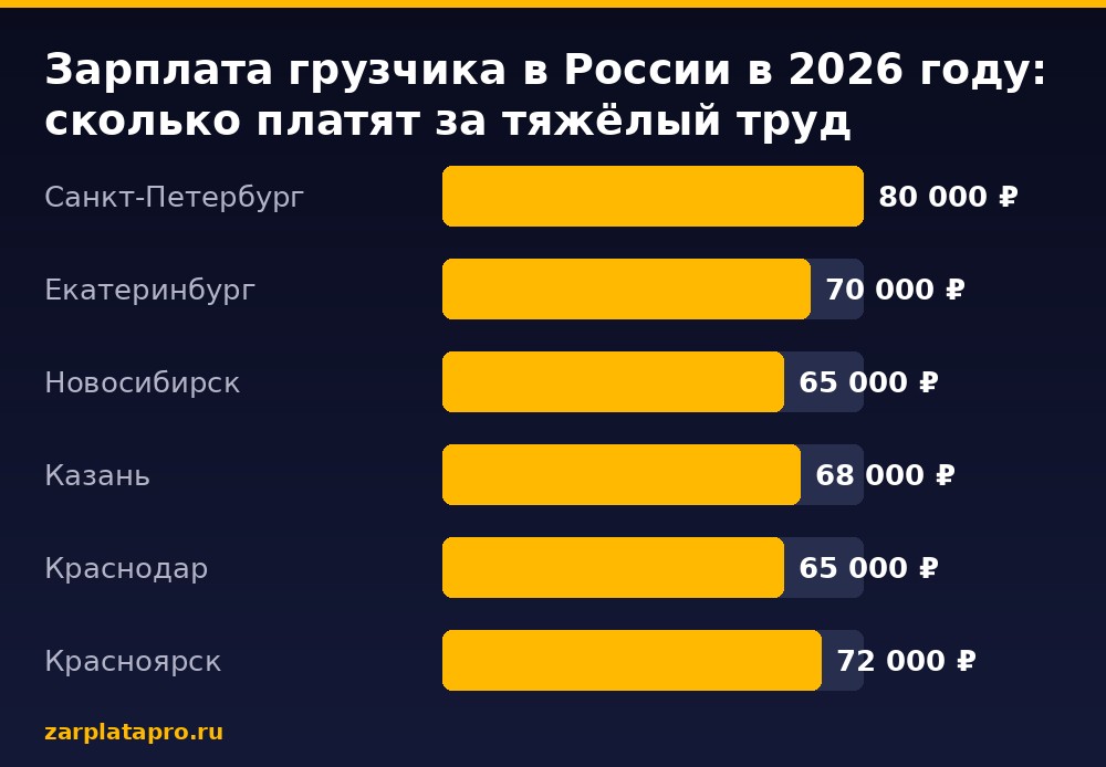 Медианные зарплаты по данным zarplatapro.ru, ₽