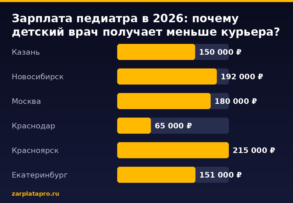 Медианные зарплаты по данным zarplatapro.ru, ₽