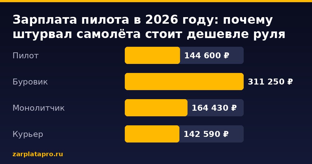 Медианные зарплаты по данным zarplatapro.ru, ₽