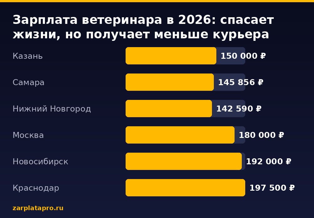 Медианные зарплаты по данным zarplatapro.ru, ₽