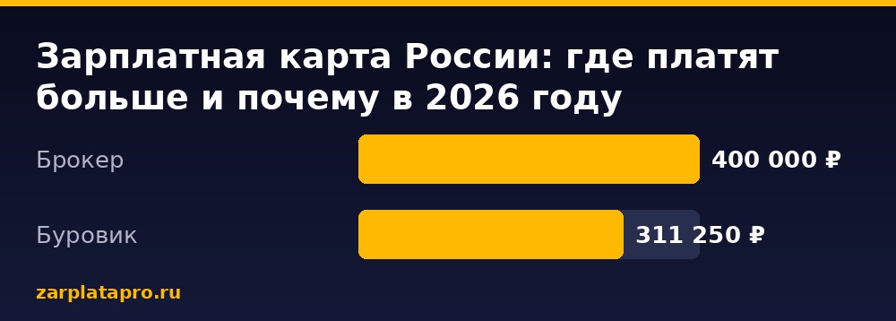 Медианные зарплаты по данным zarplatapro.ru, ₽