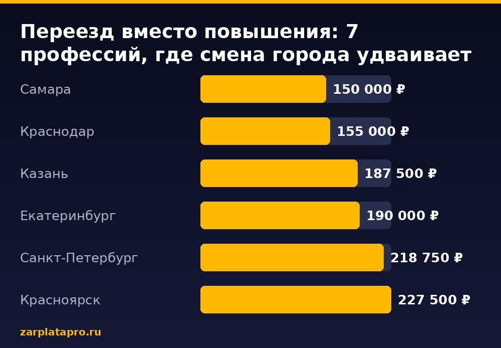 Медианные зарплаты по данным zarplatapro.ru, ₽