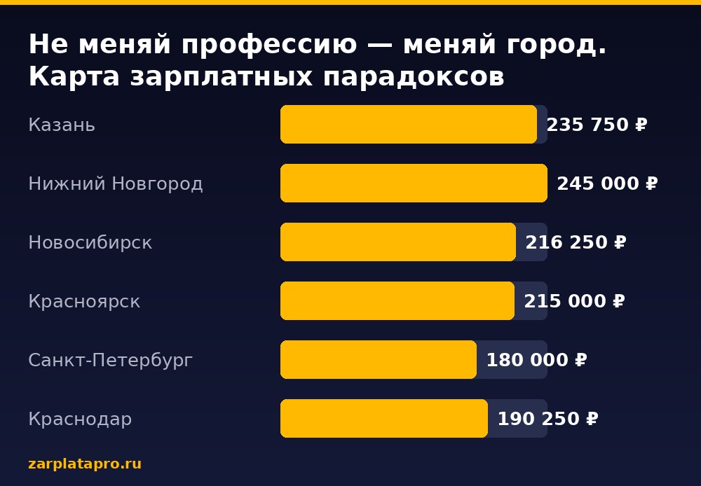 Медианные зарплаты по данным zarplatapro.ru, ₽