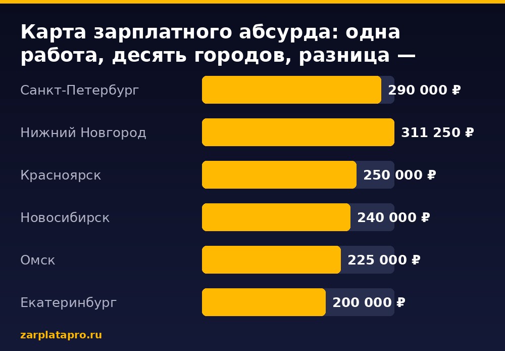 Медианные зарплаты по данным zarplatapro.ru, ₽